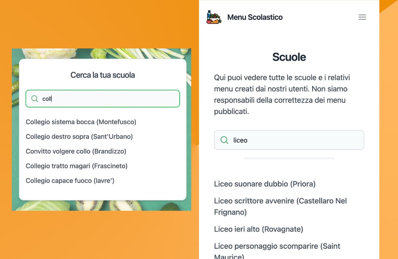Campo di ricerca su sito che funziona senza ricaricare pagina